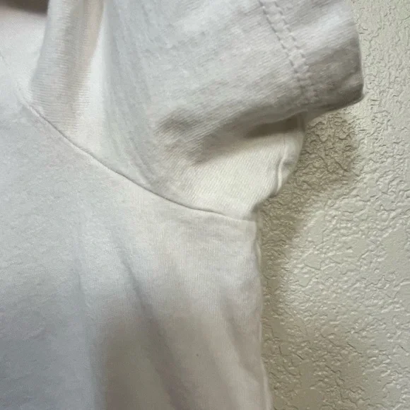 Versace Collection White T-Shirt Metallic Gold Logo - Picture 7 of 7